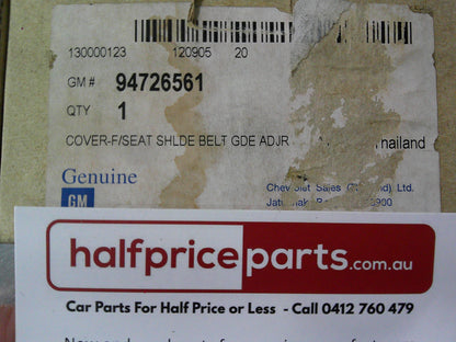 Holden RG Colorado Genuine B-Pillar Seat Height Adjuster Cover Trim New Part
