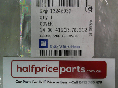 Holden AH Astra Genuine Front Bumper Facia Cover Overlay (Anthracite) New Part