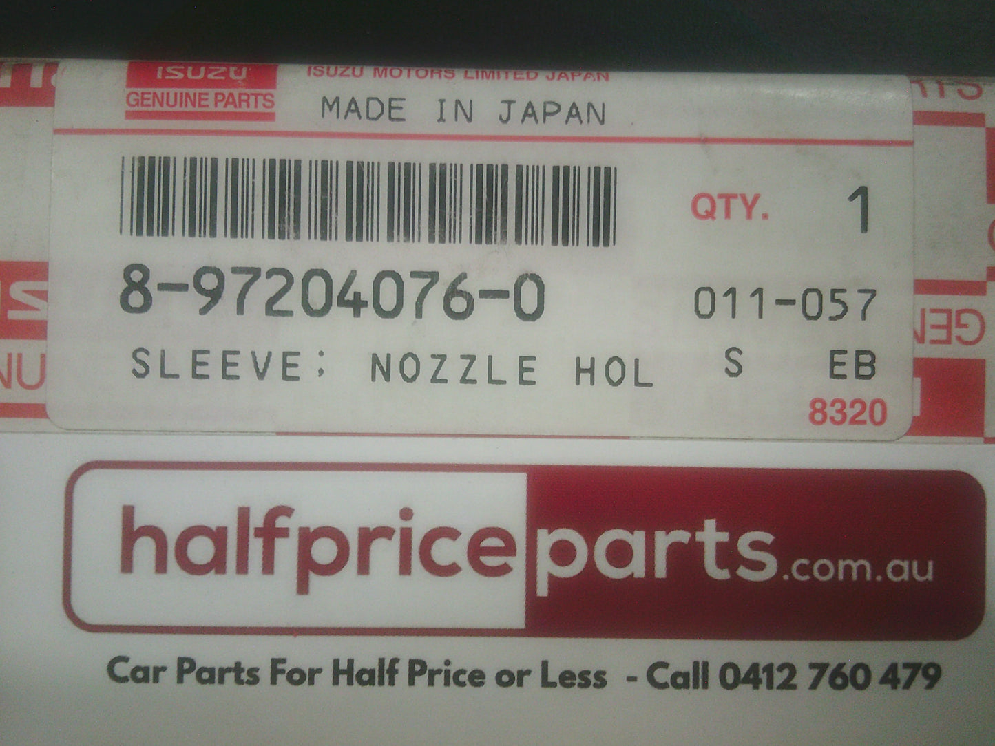 Holden Jackaroo Genuine Sleeve Nozzle Holder New Part