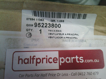Holden EP Epica Genuine Front Twin Themo Engine Fan With Motors New Part