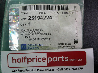 Holden JG/JH Cruze Genuine Crankshaft Oil Seal New Part