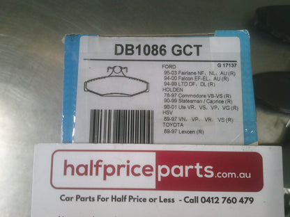 Bendix Ceramic Rear Brake Pads Suit Holden/HSV/Ford New Part