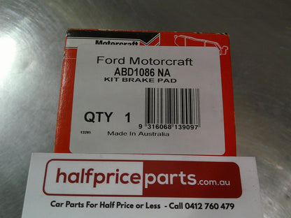FORD Motorcraft Rear Brake Pad Set Suits Ford EF/EL Falcon New Part