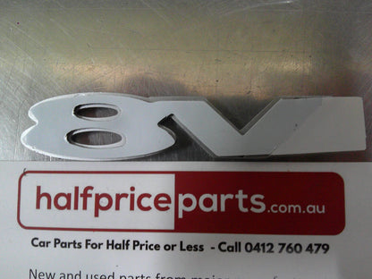 Holden VY/VZ Calais/SS Commodore Genuine Silver Satin V8 Guard Emblem New Part