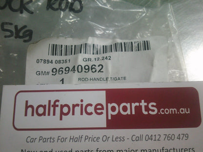 Holden TK Barina Genuine Lock Rod - New Part