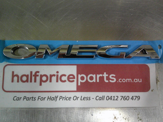 Holden VE Commodore Omega Genuine Chrome Boot Lid Emblem New Part