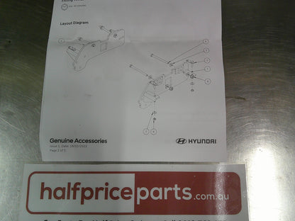 Hyundai Staria 8 Seat/Staria Load Rear Set Brackets And Bolts Kit (No Protectors) New Part