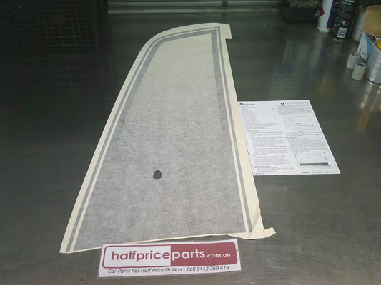 Holden JH Cruze Genuine Left Hand Charcoal Bonnet Decal New Part