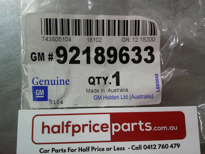Holden VE Commodore Omega Genuine Chrome Boot Lid Emblem New Part