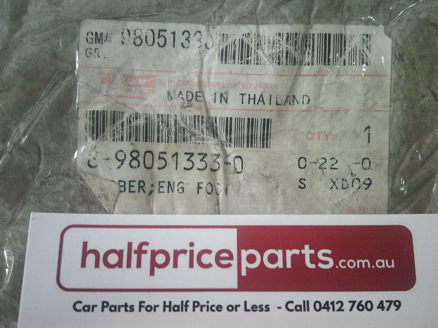 Holden RC Colorado Single Cab /RA Rodeo Single Cab Genuine Right Hand Engine Mount Rubber Foot New Part