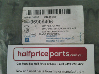Holden Barina MJ Spark Genuine Carpet Mat Set New Part