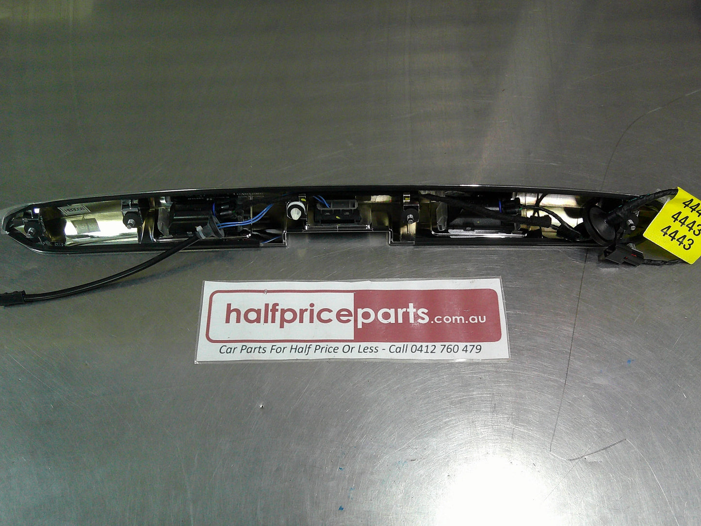 Holden TM Barina Genuine Chrome Rear Tail Gate License Plate Light Moulding New Part