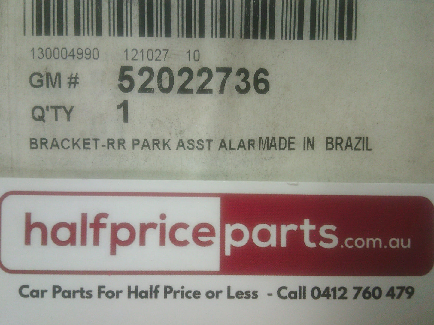 Holden RG Colorado Genuine Rear Park Assist Alarm Bracket New Part