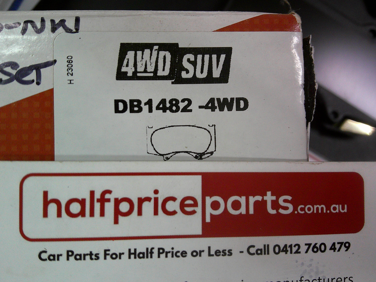 Bendix Front Brake Pad Set Suits Mitsubishi/Lexus/Toyota New Part