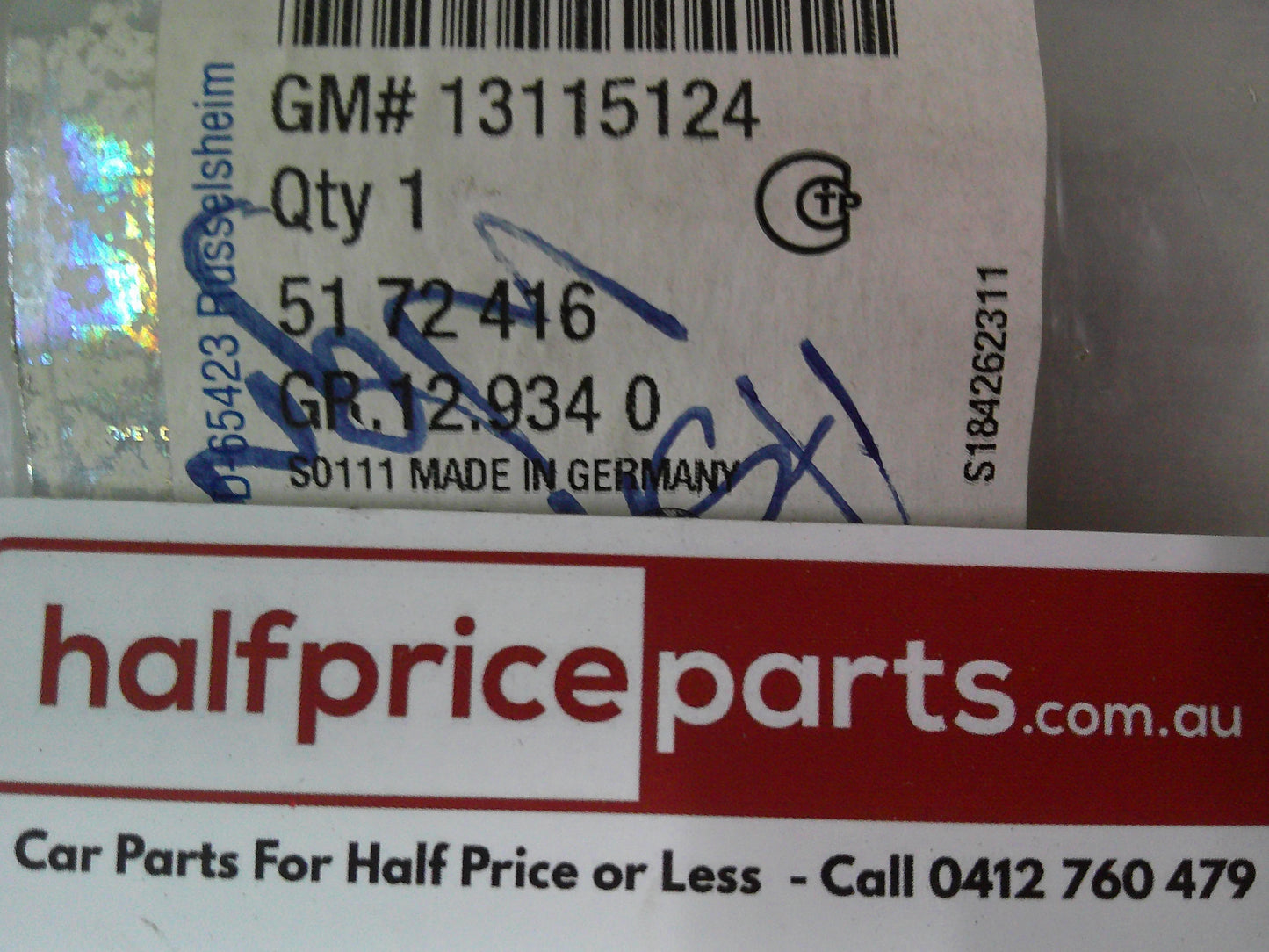 Holden AH Astra Genuine Right Hand Rear Outer Door Moulding New Part