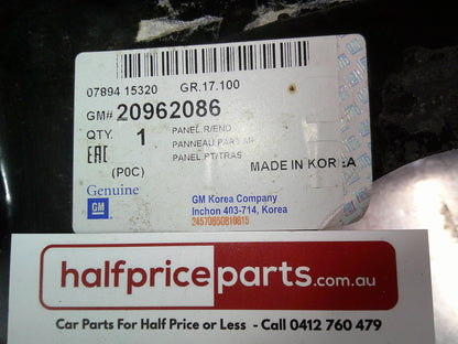 Holden CG Captiva Genuine Rear Inner Beaver Panel Assembly New Part