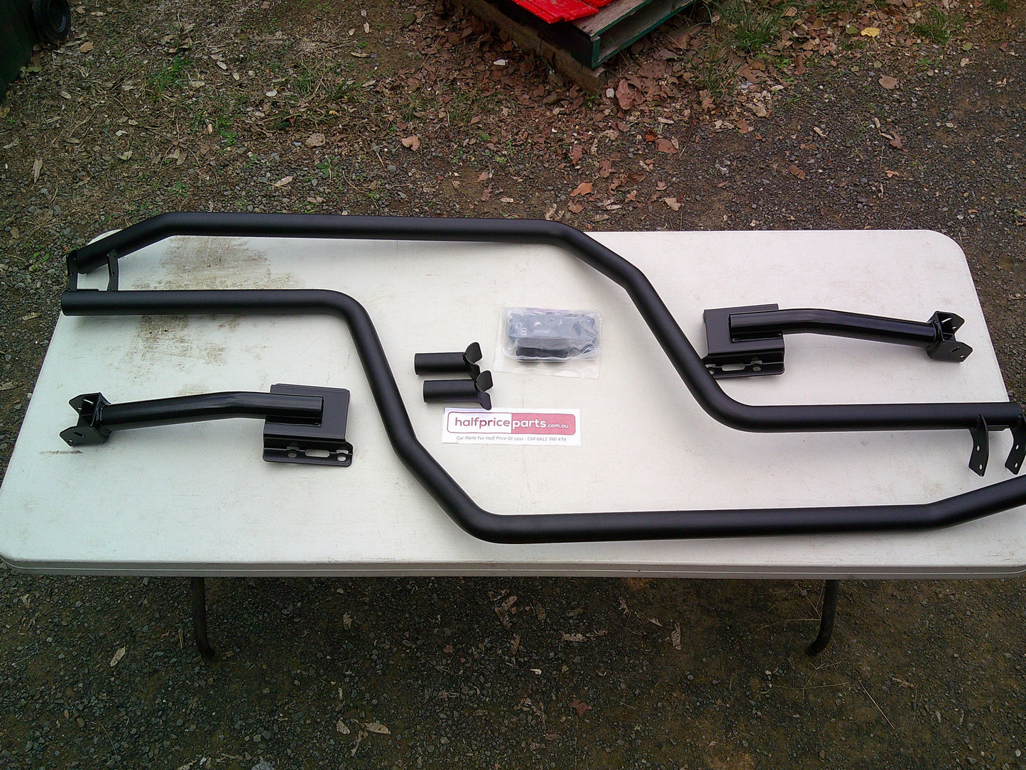 Toyota Landcruiser Dual Cab/Troop Carrier/Wagon Genuine With Flares Side Rails Front Only New Part