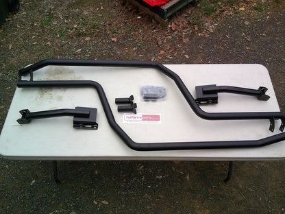 Toyota Landcruiser Dual Cab/Troop Carrier/Wagon Genuine With Flares Side Rails Front Only New Part