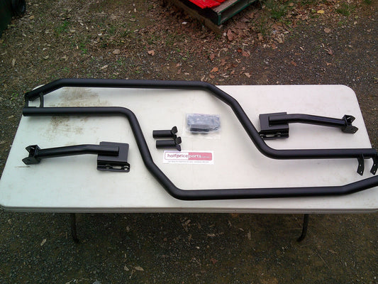 Toyota Landcruiser Dual Cab/Troop Carrier/Wagon Genuine With Flares Side Rails Front Only New Part