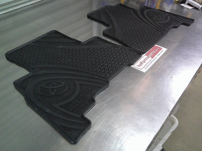 Toyota Prado 150 Series Genuine Rubber Floor Mat 2nd Row (2 Mats) New Part