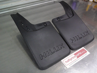 Toyota Hilux GUN125 Rear Mud Flap Set (Mud Flap Rear Set Only) New Part
