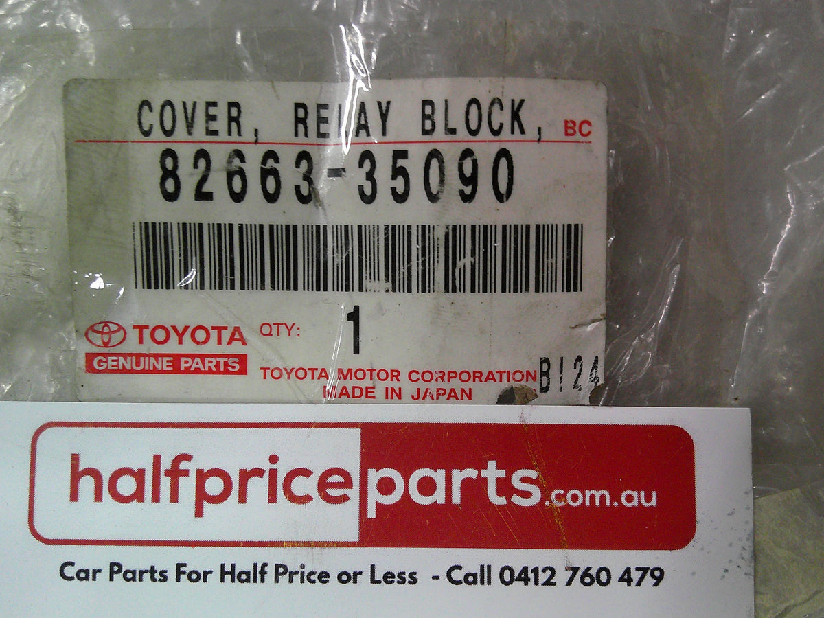 Toyota Prado 120 Series Genuine Lower Relay Block Cover New Part