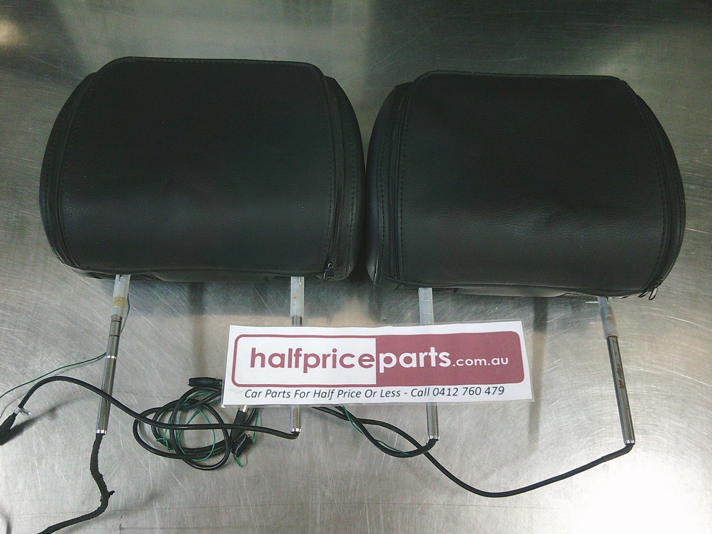Sony Powered 7" In Car Headrest Pair - VGC