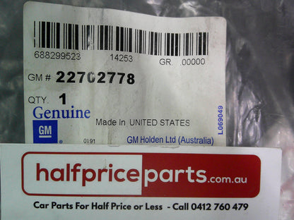 Holden CG Captiva Genuine Rear Outer Quarter Panel Pressure Relief Valve New Part