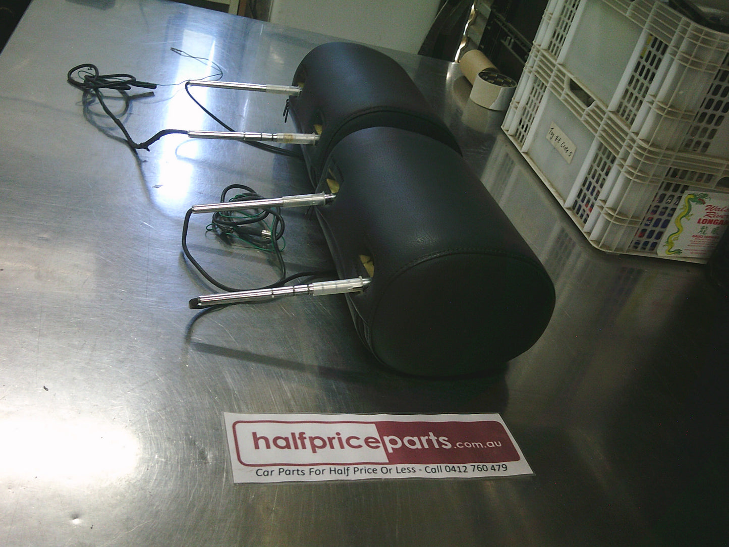 Sony Powered 7" In Car Headrest Pair - VGC
