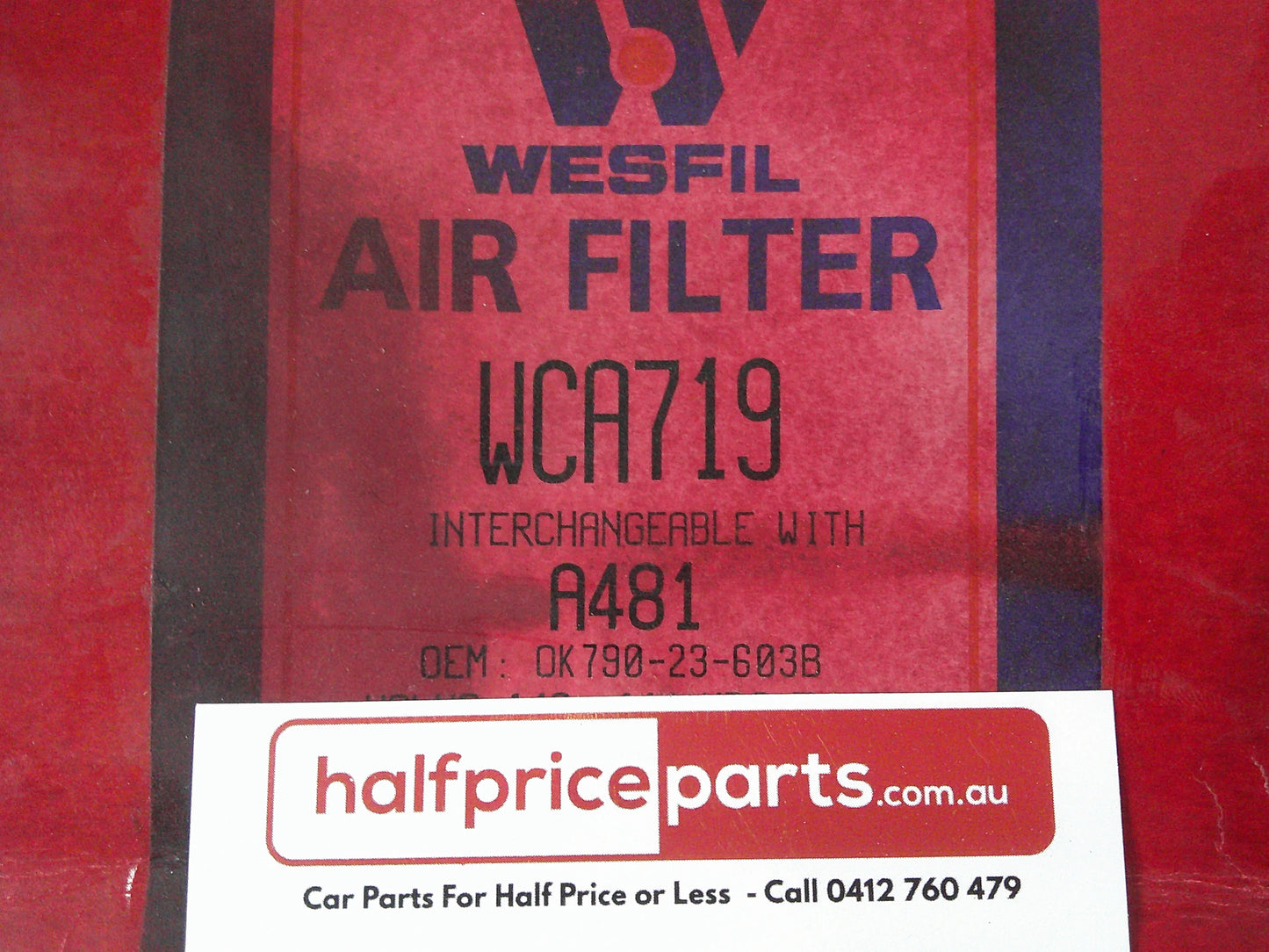 Wesfil Engine Air Filter Suits Volvo 740 New Part