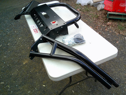 Xrox Steal Center Hoop Bull Bar Kit With Fitting Kit Bolt Kit Bash Plate Suits Toyota Hilux 2.8 D.T New Part