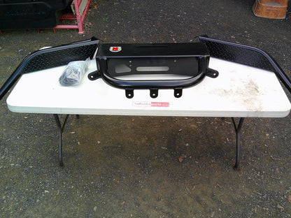 Xrox Steal Center Hoop Bull Bar Kit With Fitting Kit Bolt Kit Bash Plate Suits Toyota Hilux 2.8 D.T New Part
