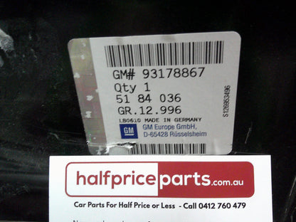 Holden AH Astra 5 Door Hatch Genuine Rear Lower Apron Panel New Part
