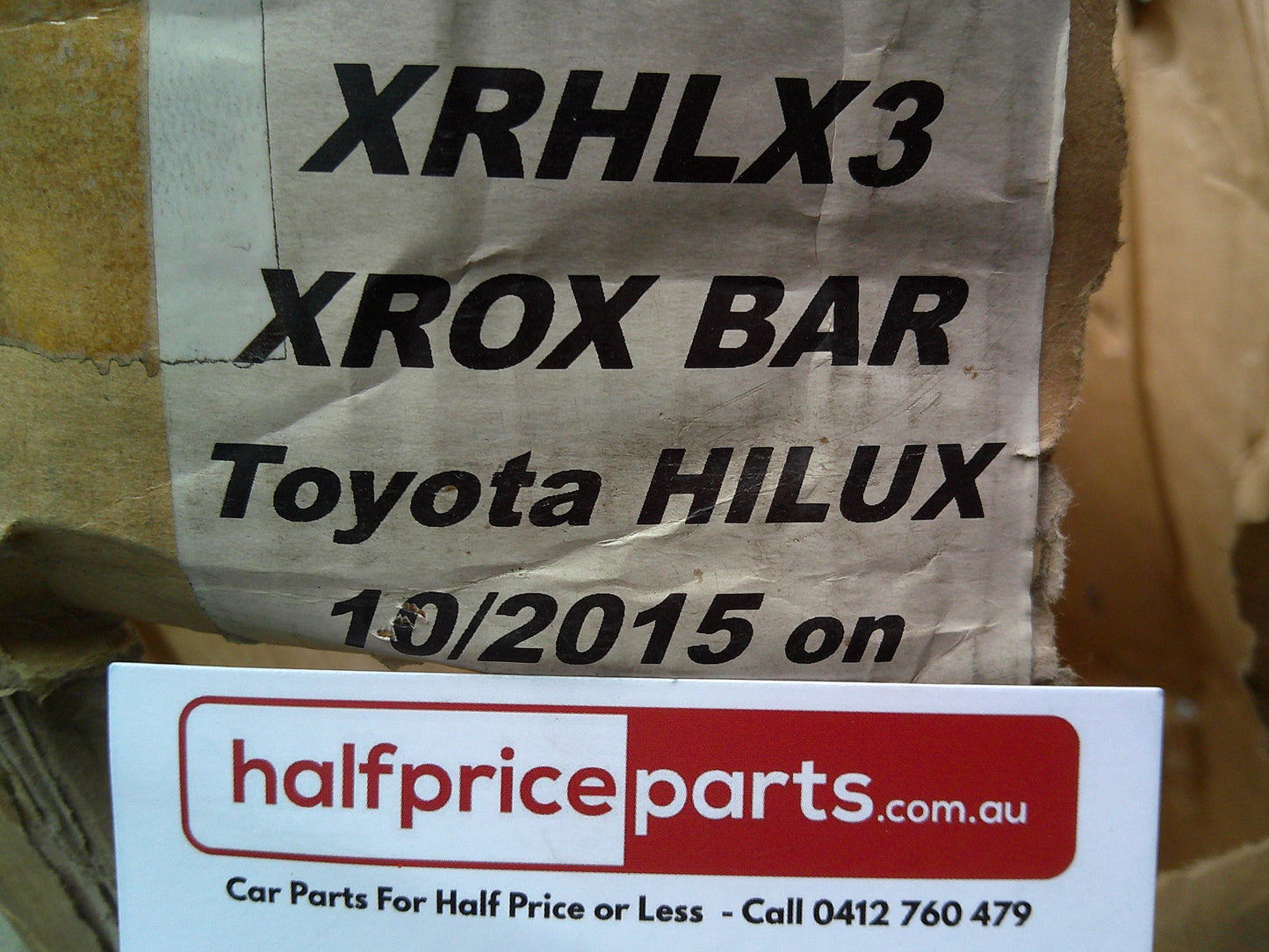 Xrox Steal Center Hoop Bull Bar Kit With Fitting Kit Bolt Kit Bash Plate Suits Toyota Hilux 2.8 D.T New Part