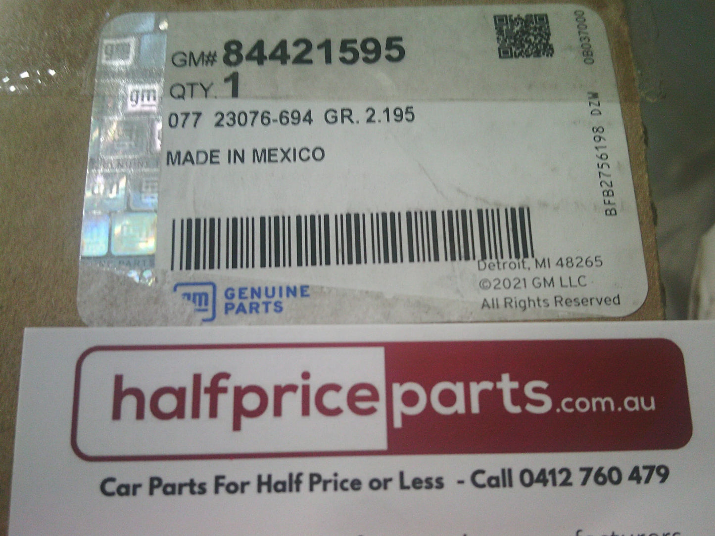 Holden GM Silverado LTZ Genuine Park Assist Control Module New Part