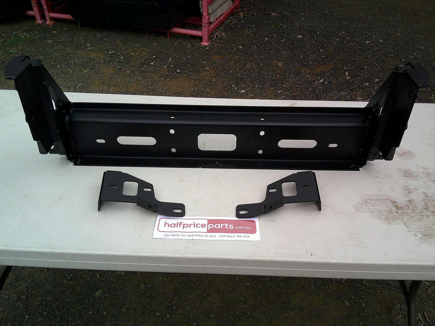 Steal Bull Bar Mounting Bracket Suits Toyota Hilux Matt Power Coated New Part