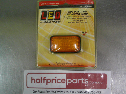 LED Autolamps Side Direction Indicator Light  Universal 12 To 24 Volt New Part