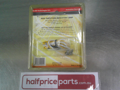 LED Autolamps Side Direction Indicator Light  Universal 12 To 24 Volt New Part