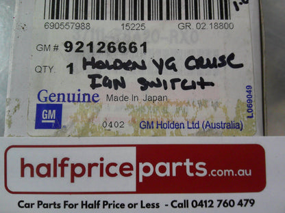 Holden YG Cruze Genuine Ignition And Starter Switch New Part