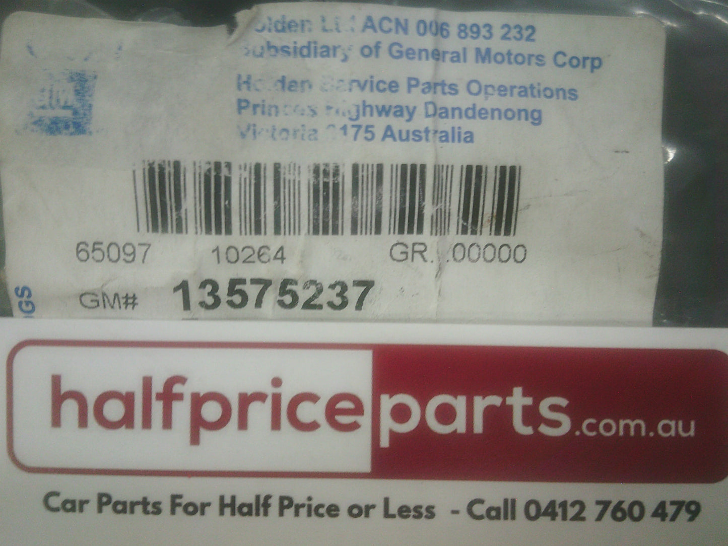 Holden Genuine Wire With Heat-Shrink Crimp New Part