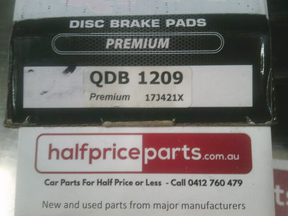 QFM Front Brake Pad Set Suitable For Toyota/Holden/Lexus New Part