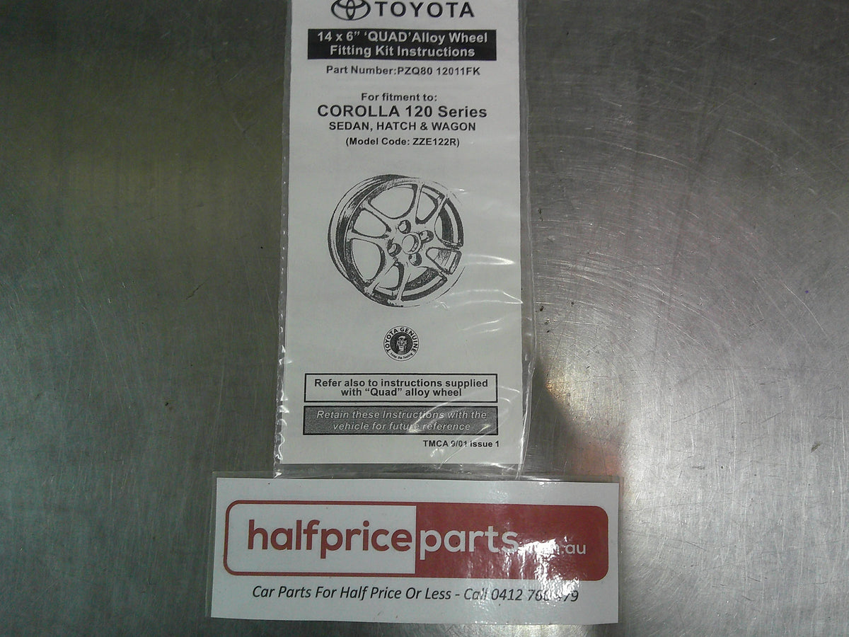 Toyota Corolla Genuine Alloy Wheel Protector Sedan/Hatch/Wagon New Part