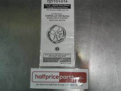 Toyota Corolla Genuine Alloy Wheel Protector Sedan/Hatch/Wagon New Part