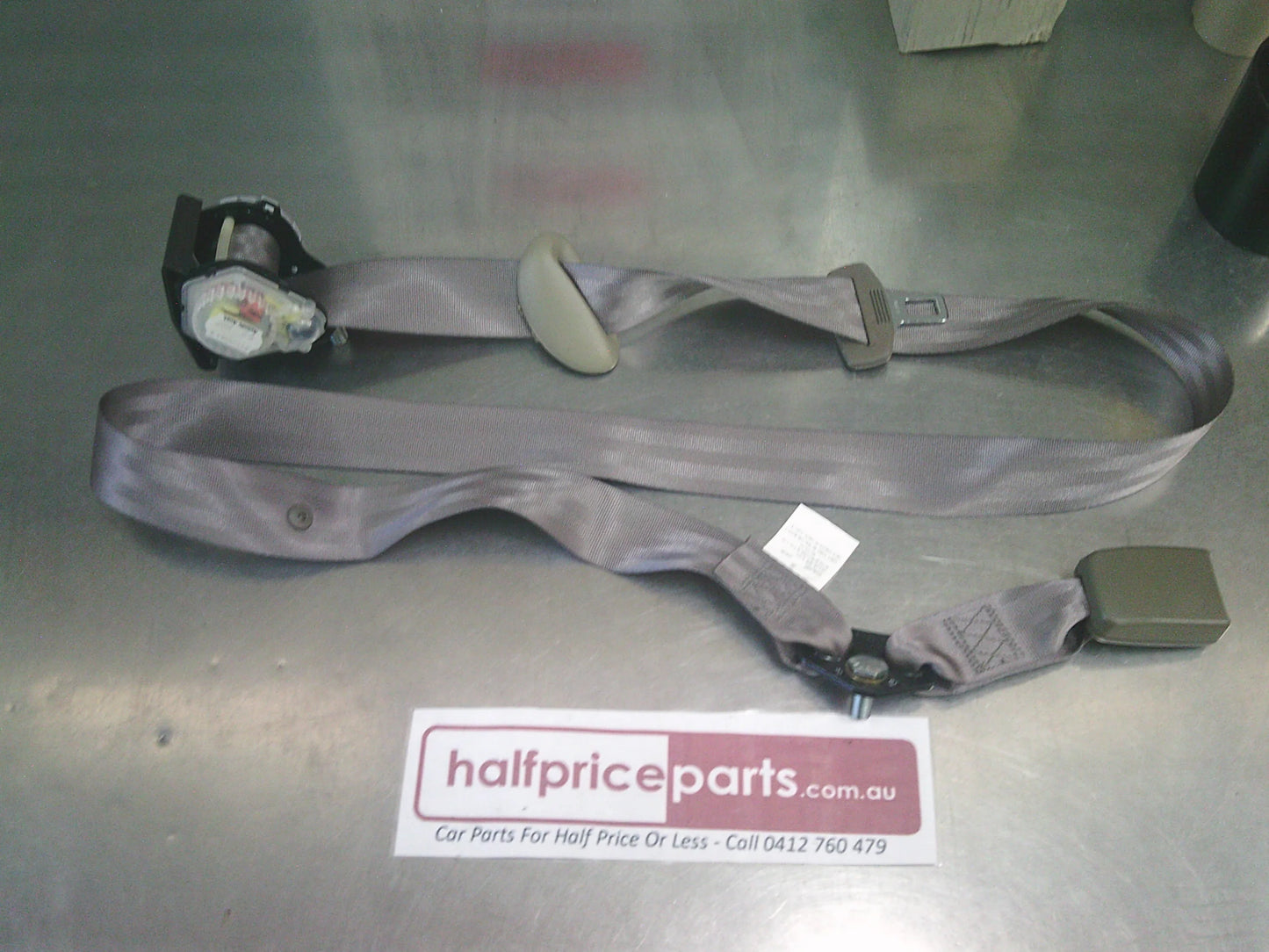 Holden VX/VY Commodore Genuine Rear Centre Seat Belt With Buckle (Colour Shale) New Part