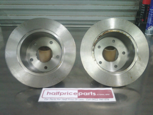 Holden VB/VC/VG/VH/VK/VLVN/VPVRVS/Lexcen VNVPVRVS Genuine Rear Solid Disc Brake Rotors (Sold As Pair Only) New Part