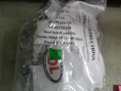 Opposite Lock Side Rails (Bush Bars)  (Suits Front Flares) Suits Toyota Hilux New Part