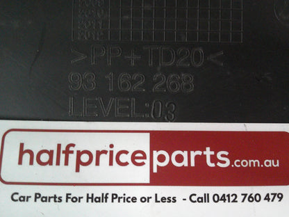 Holden AH Astra Convertible Genuine Boot Plastic Cover VGC Used Part