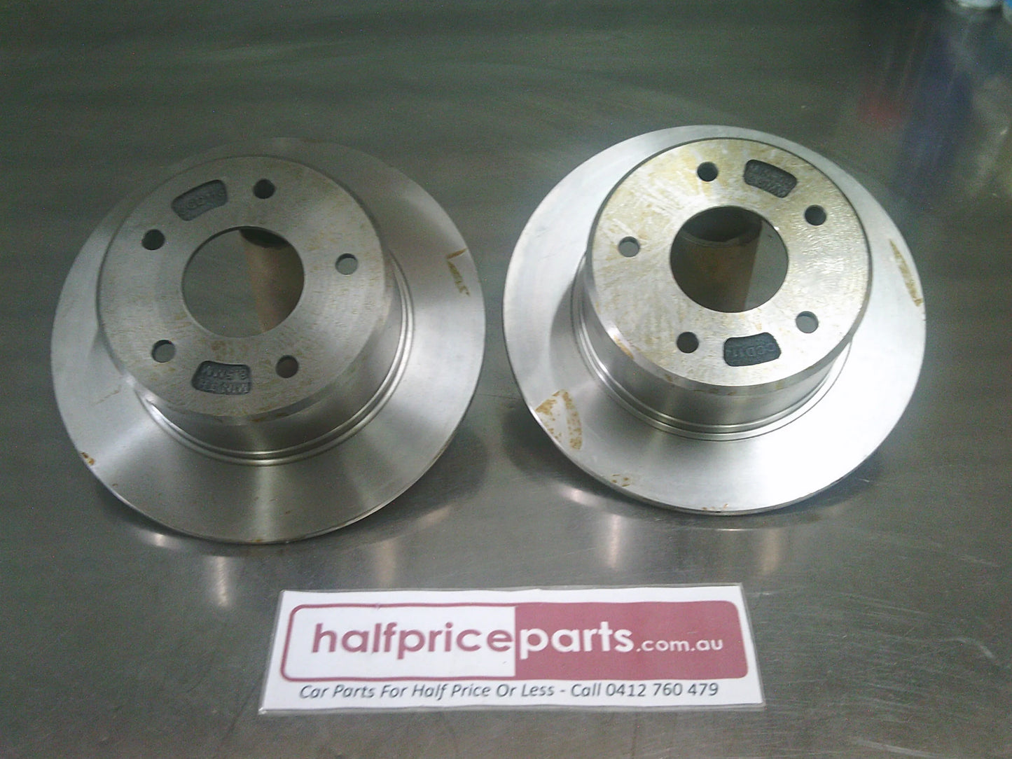 Holden VB/VC/VG/VH/VK/VLVN/VPVRVS/Lexcen VNVPVRVS Genuine Rear Solid Disc Brake Rotors (Sold As Pair Only) New Part