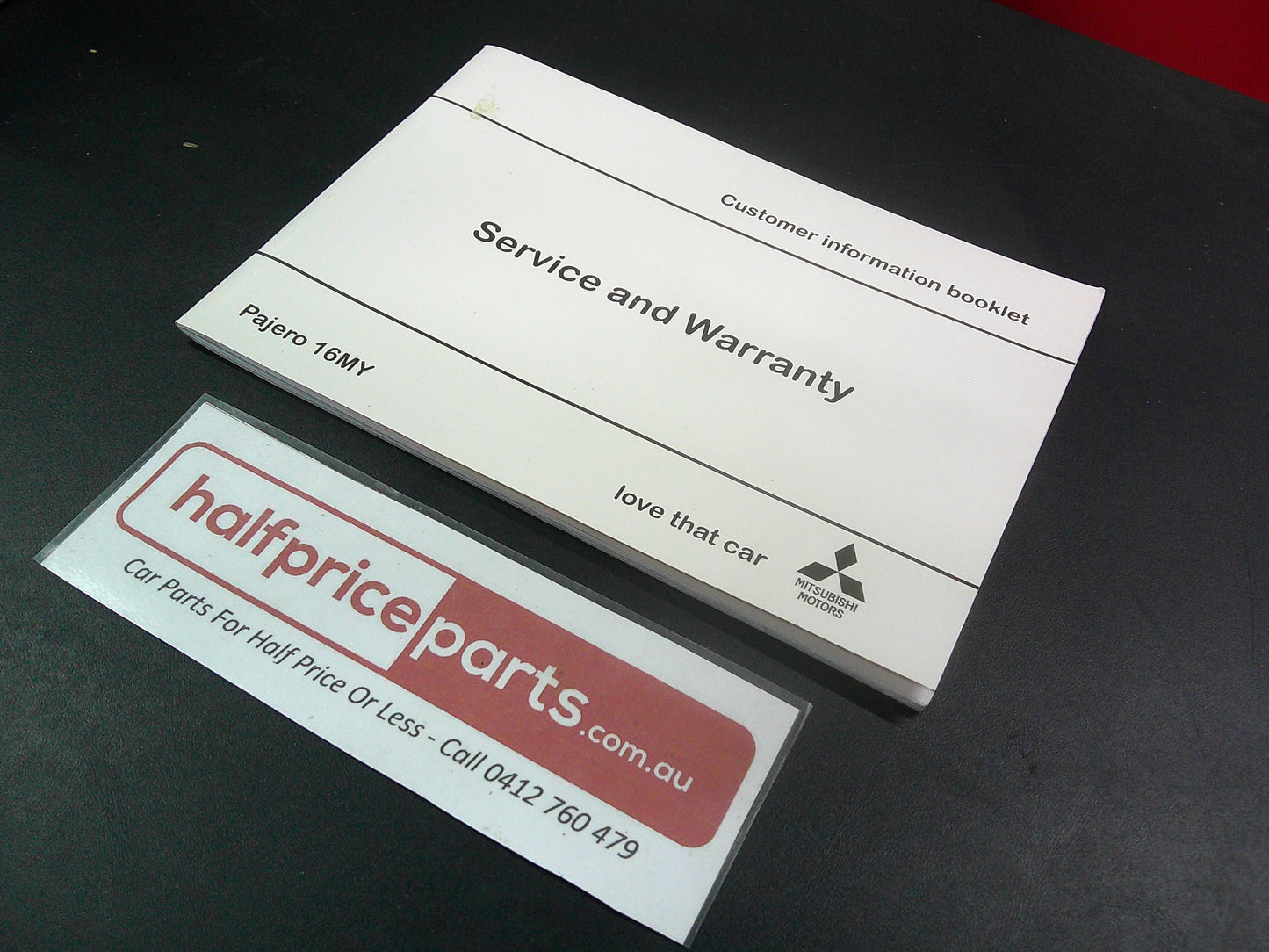 Mitsubishi NX Pajero Genuine Service And Warranty Booklet New Part