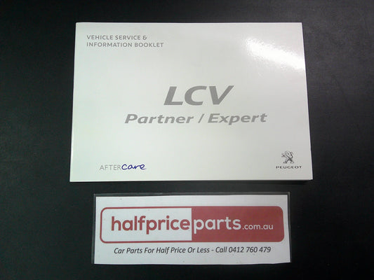 Peugeot Light Commercial Vehicle Genuine Service Manual And Information Booklet New Part